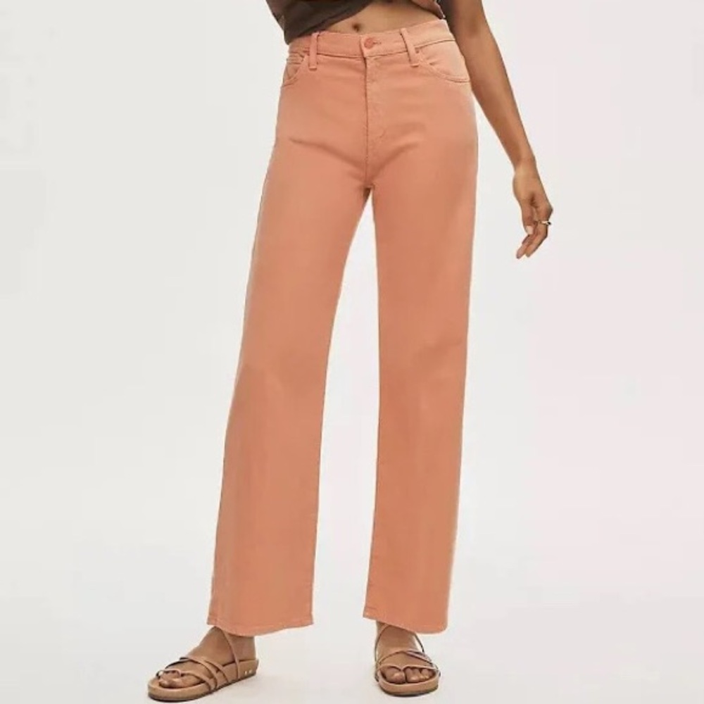 “NEW” MOTHER The Dodger Ankle Wide-Leg Jean